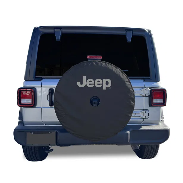 STW1103BK – COVERCRAFT Spare Tire Cover, Fits 31 Inch To 33.5 Inch Diameter Tires Jeep Logo Textured Black Vinyl Coat...